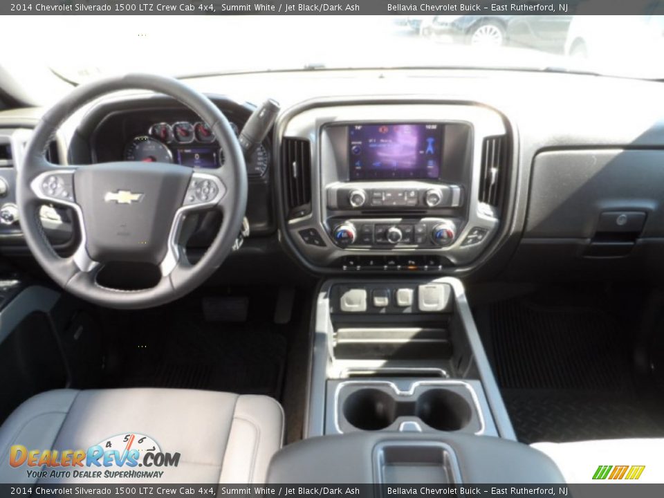 2014 Chevrolet Silverado 1500 LTZ Crew Cab 4x4 Summit White / Jet Black/Dark Ash Photo #9