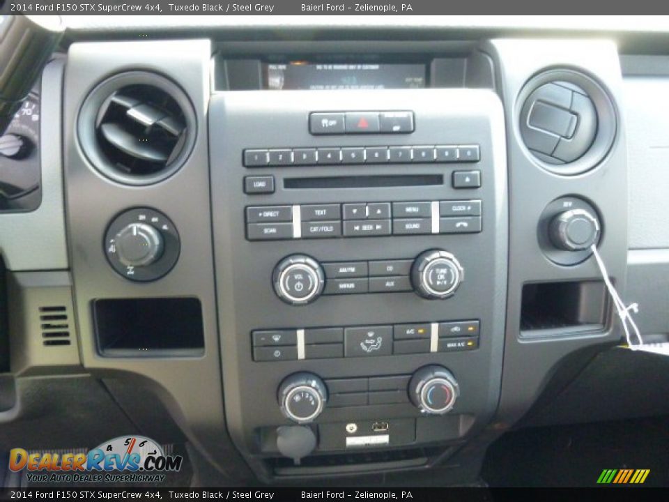 2014 Ford F150 STX SuperCrew 4x4 Tuxedo Black / Steel Grey Photo #16