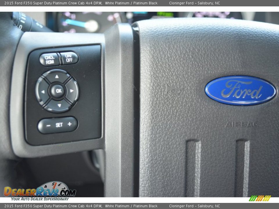 Controls of 2015 Ford F350 Super Duty Platinum Crew Cab 4x4 DRW Photo #28