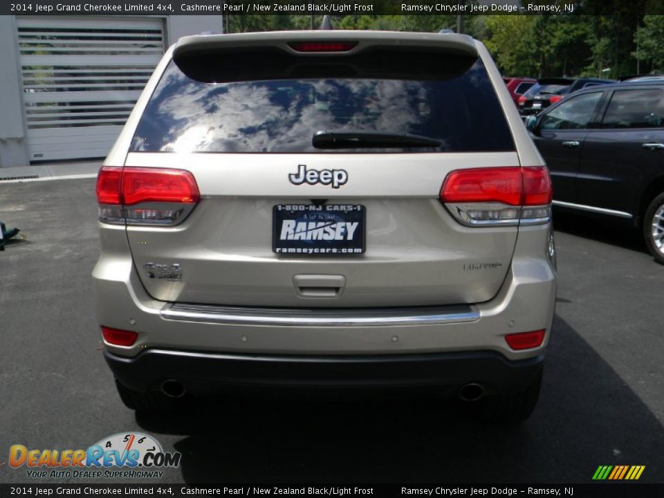2014 Jeep Grand Cherokee Limited 4x4 Cashmere Pearl / New Zealand Black/Light Frost Photo #7