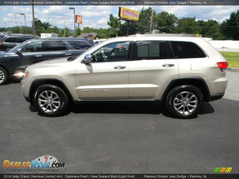 2014 Jeep Grand Cherokee Limited 4x4 Cashmere Pearl / New Zealand Black/Light Frost Photo #10