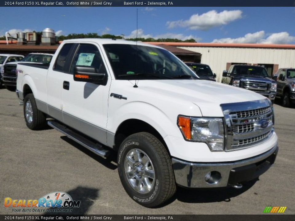 2014 Ford F150 XL Regular Cab Oxford White / Steel Grey Photo #2