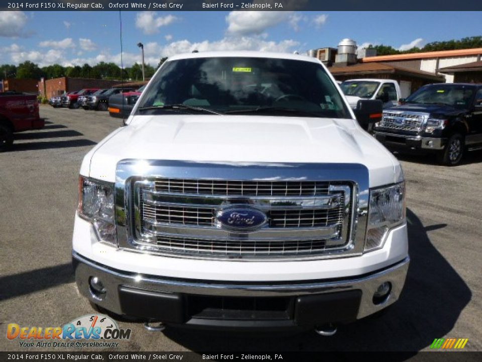 2014 Ford F150 XL Regular Cab Oxford White / Steel Grey Photo #3