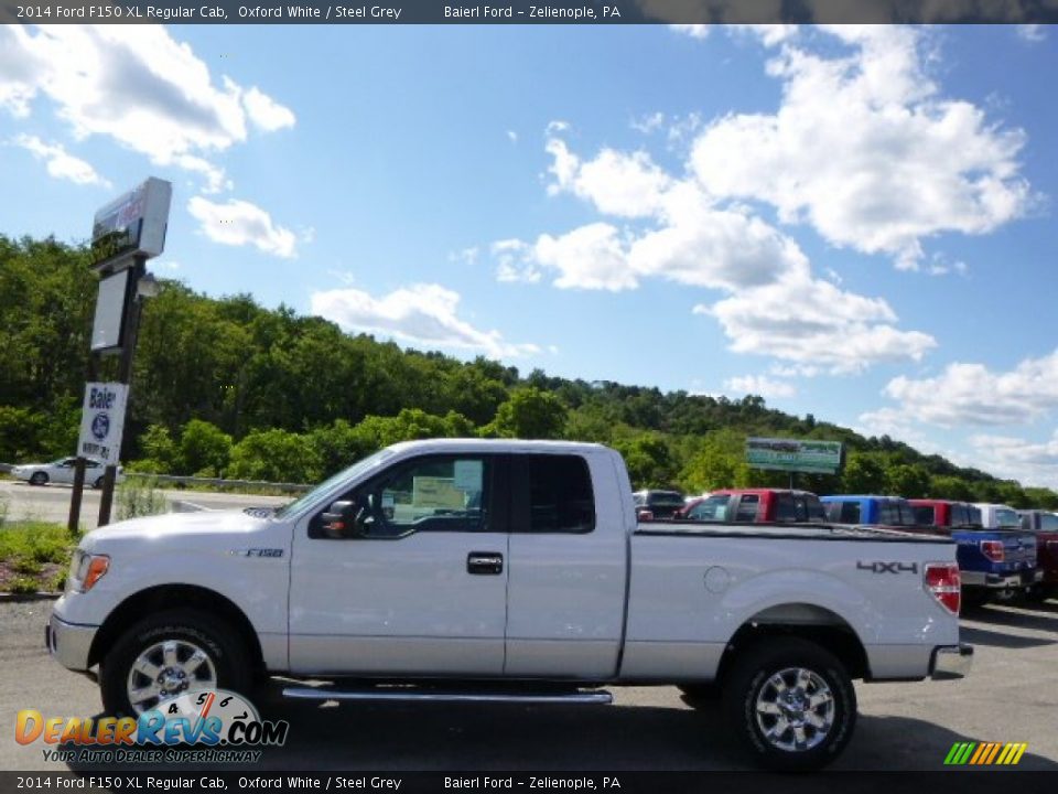 2014 Ford F150 XL Regular Cab Oxford White / Steel Grey Photo #5