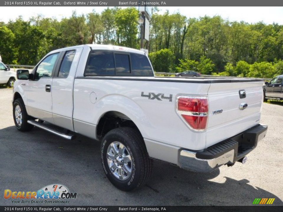 2014 Ford F150 XL Regular Cab Oxford White / Steel Grey Photo #6