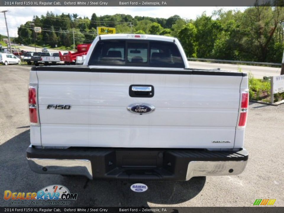 2014 Ford F150 XL Regular Cab Oxford White / Steel Grey Photo #7