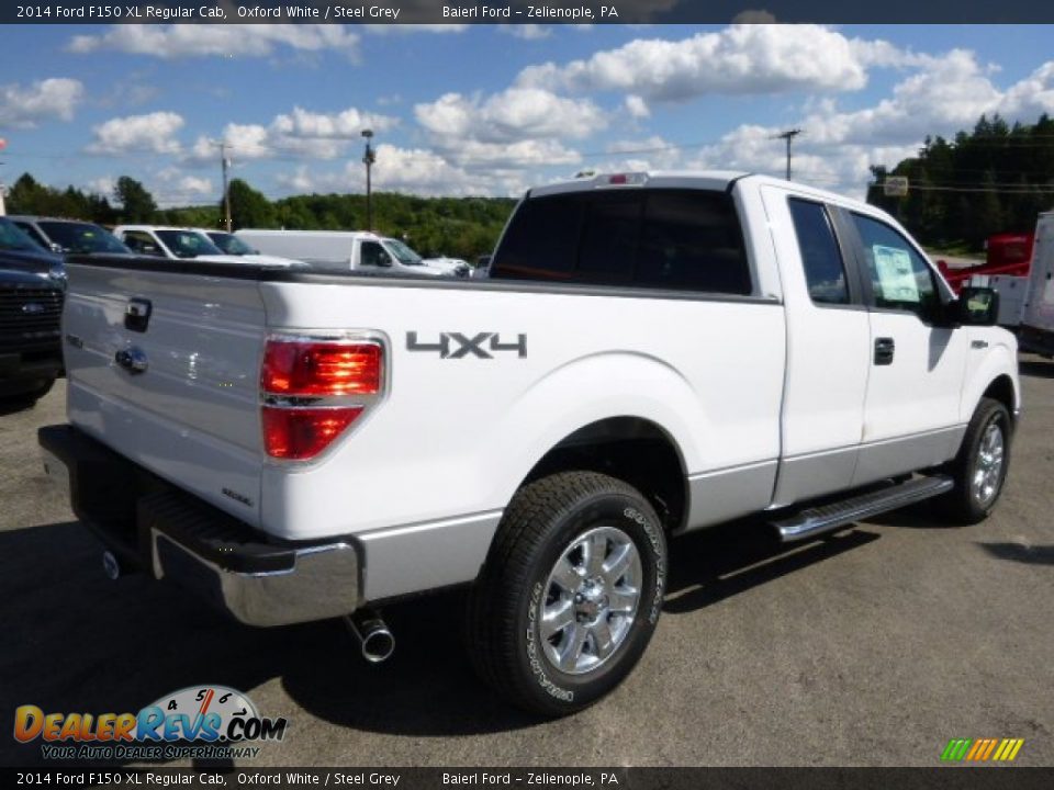 2014 Ford F150 XL Regular Cab Oxford White / Steel Grey Photo #8