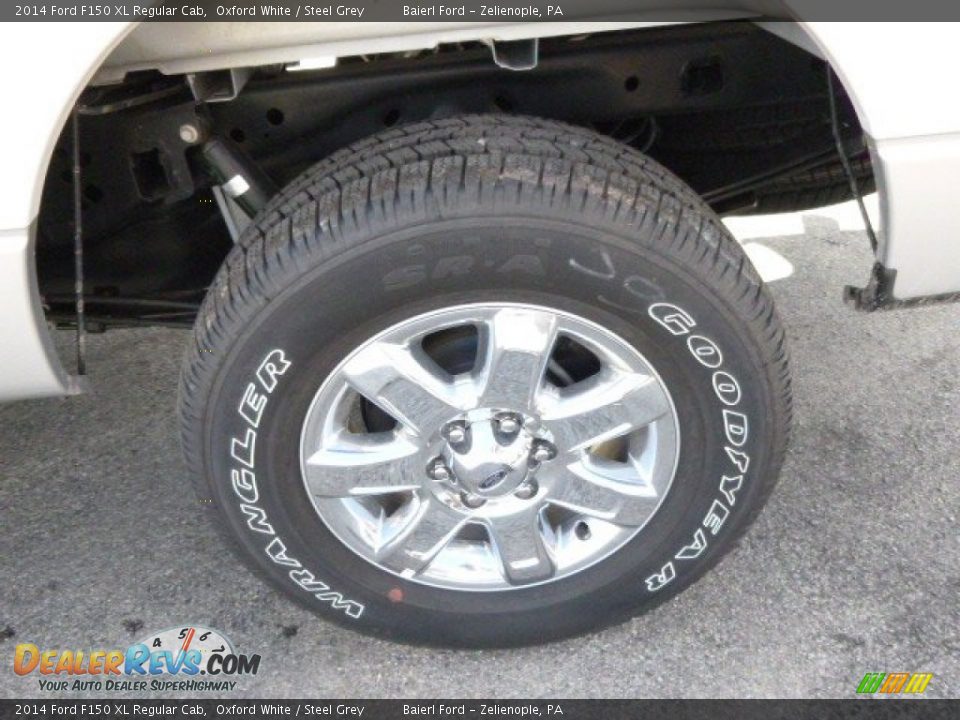 2014 Ford F150 XL Regular Cab Oxford White / Steel Grey Photo #9