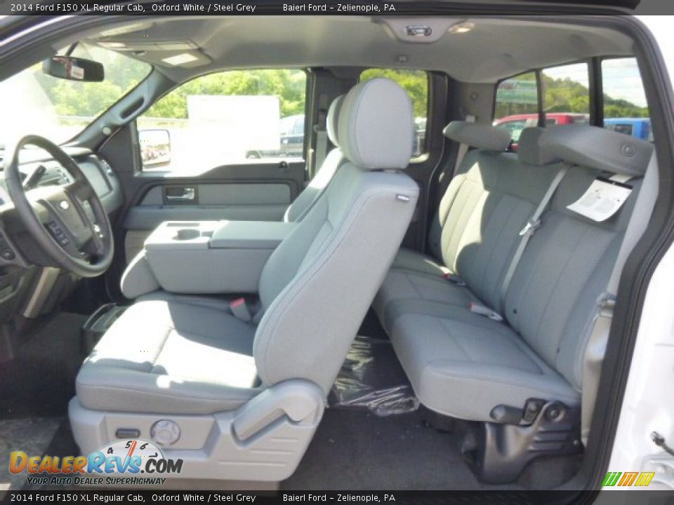 2014 Ford F150 XL Regular Cab Oxford White / Steel Grey Photo #12