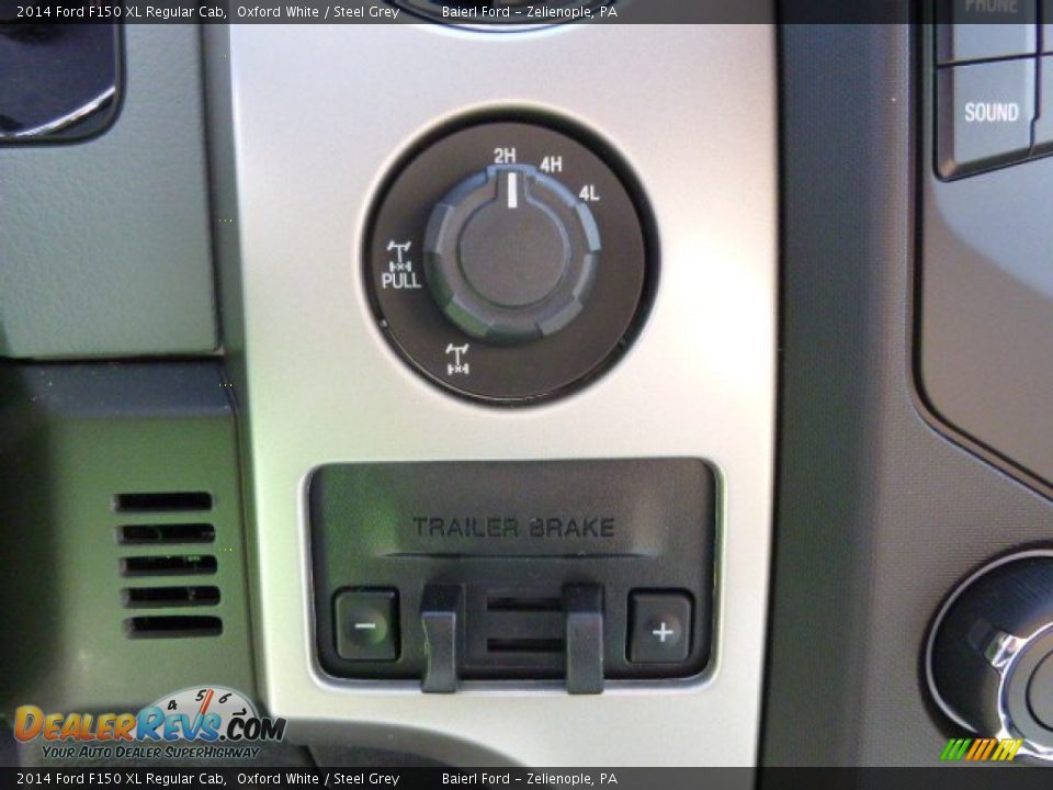 2014 Ford F150 XL Regular Cab Oxford White / Steel Grey Photo #17