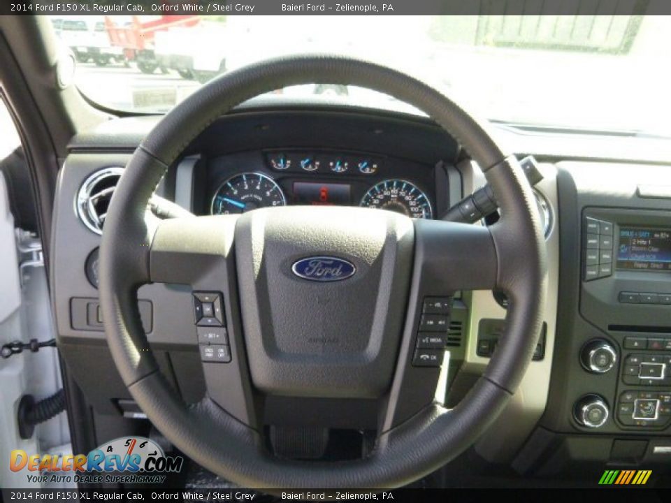 2014 Ford F150 XL Regular Cab Oxford White / Steel Grey Photo #20