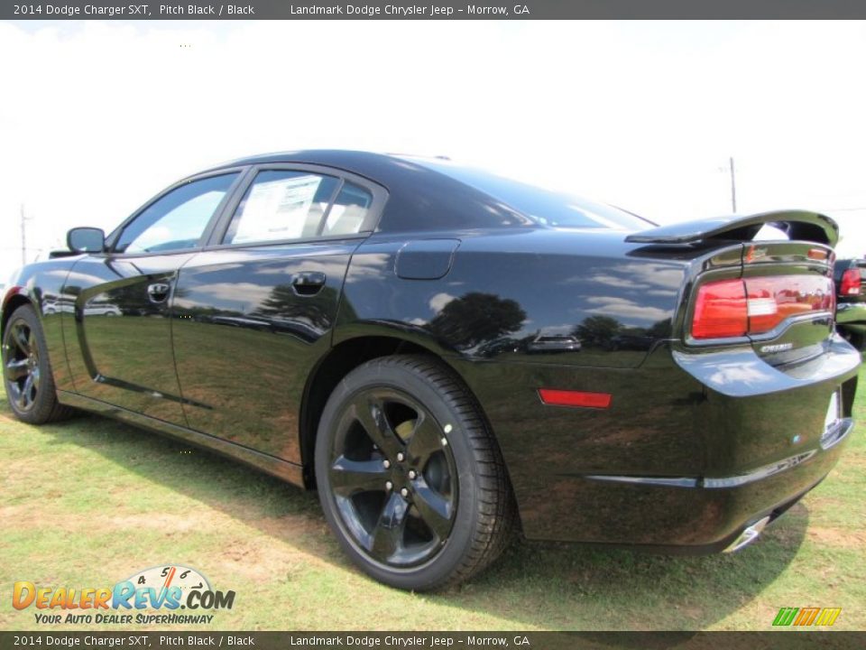 2014 Dodge Charger SXT Pitch Black / Black Photo #2