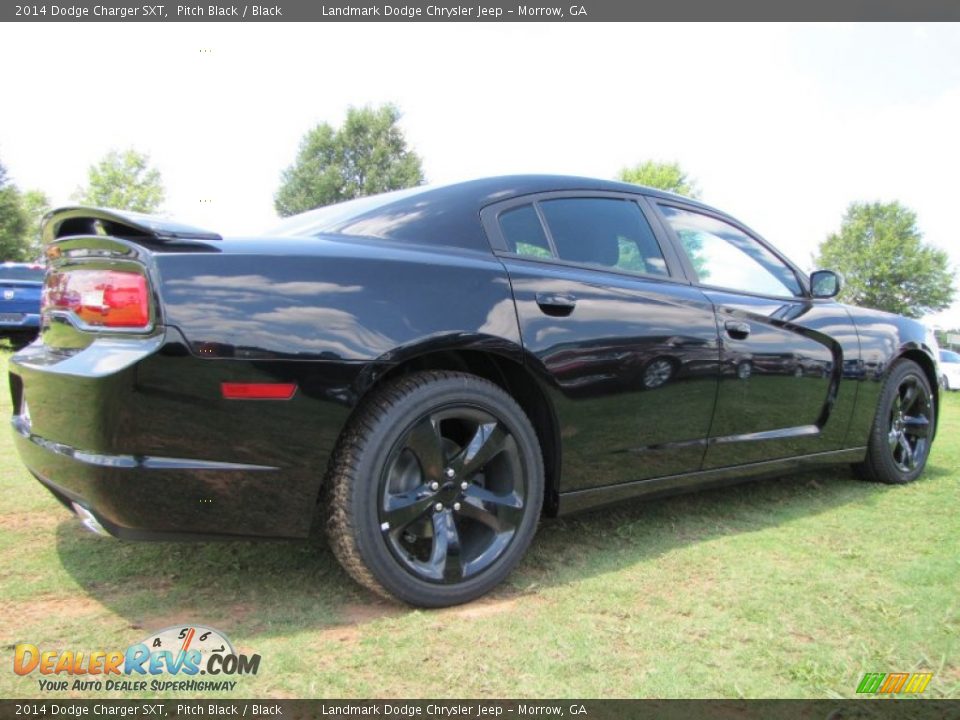 2014 Dodge Charger SXT Pitch Black / Black Photo #3