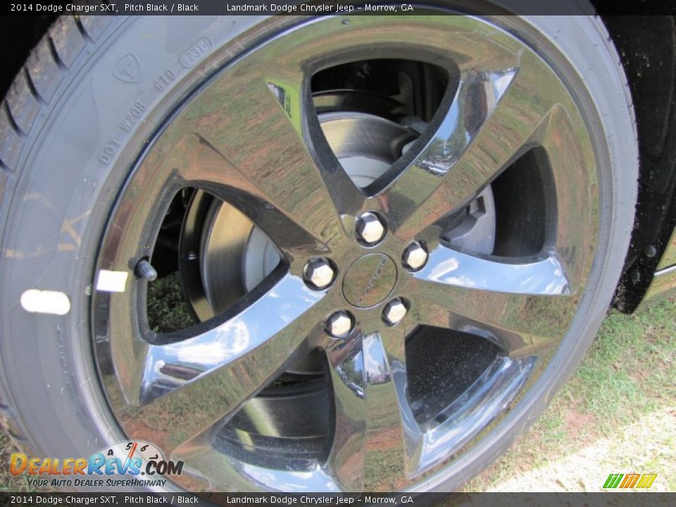 2014 Dodge Charger SXT Pitch Black / Black Photo #5