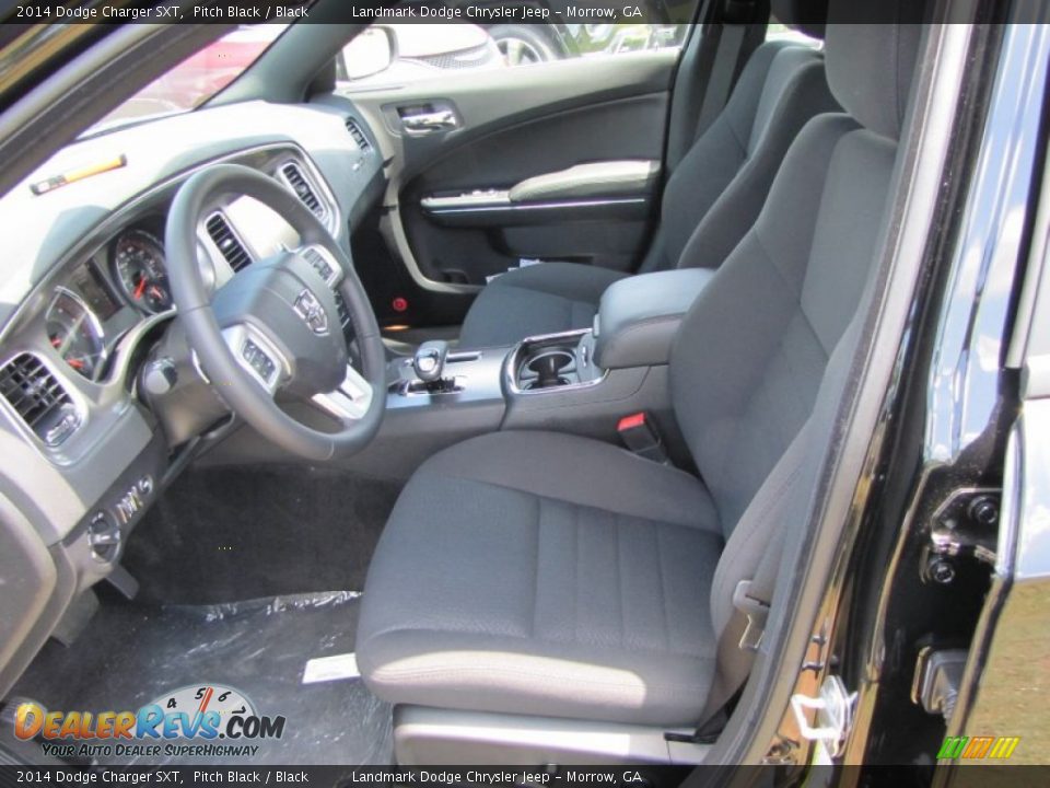 2014 Dodge Charger SXT Pitch Black / Black Photo #6
