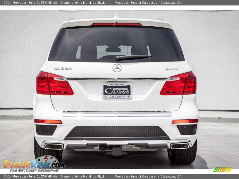 2014 Mercedes-Benz GL 550 4Matic Diamond White Metallic / Black Photo #3