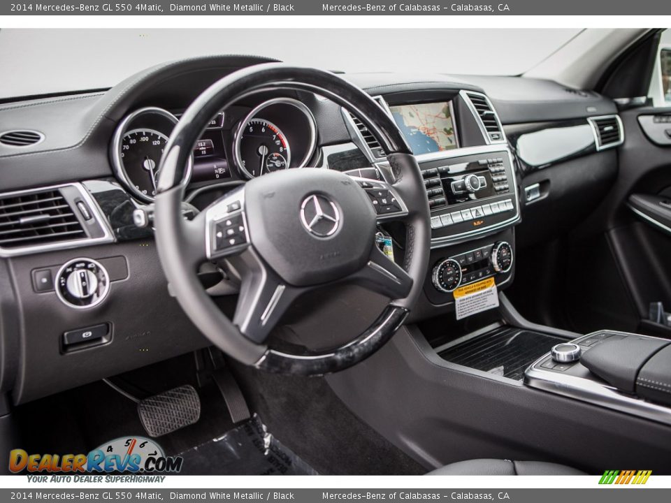 2014 Mercedes-Benz GL 550 4Matic Diamond White Metallic / Black Photo #5