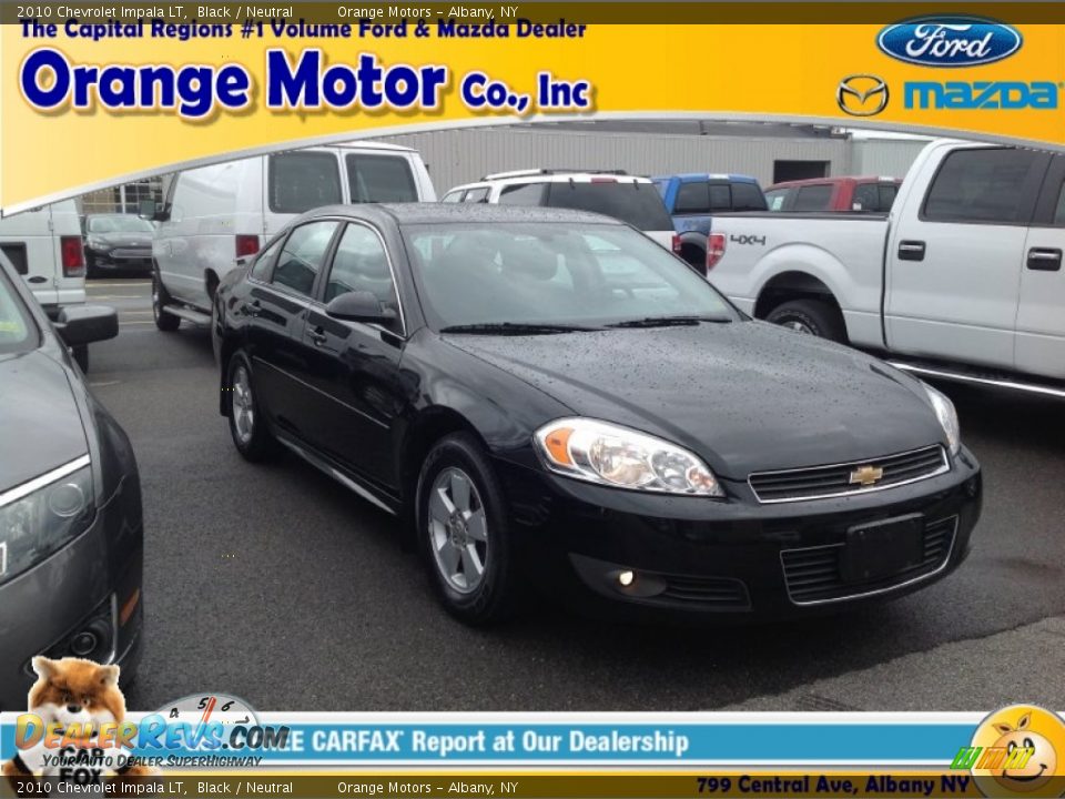 2010 Chevrolet Impala LT Black / Neutral Photo #1