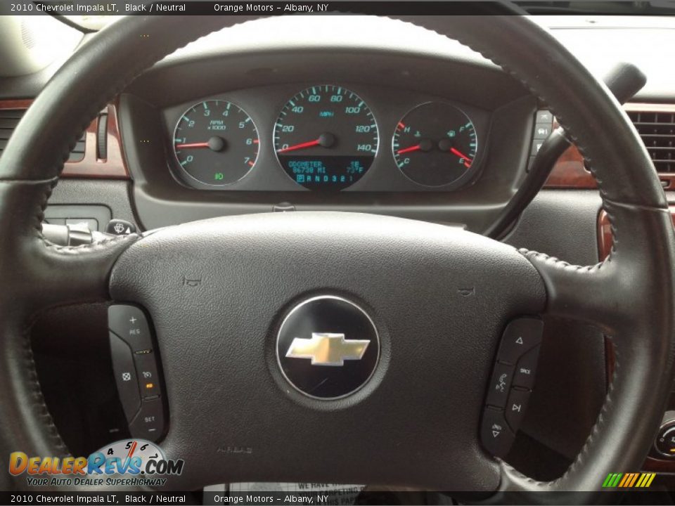 2010 Chevrolet Impala LT Steering Wheel Photo #7