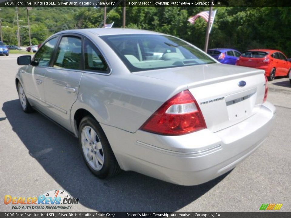 2006 Ford Five Hundred SEL Silver Birch Metallic / Shale Grey Photo #4