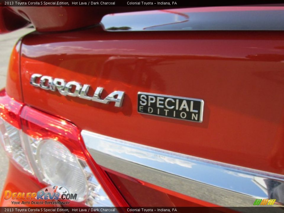 2013 Toyota Corolla S Special Edition Hot Lava / Dark Charcoal Photo #7