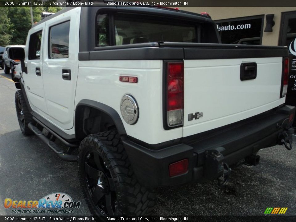 2008 Hummer H2 SUT Birch White / Ebony Black Photo #2