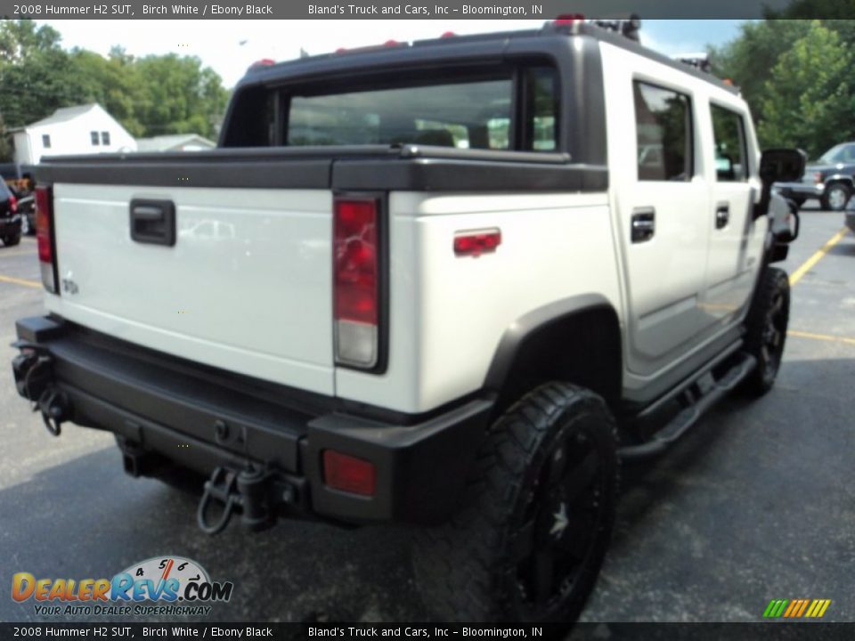 2008 Hummer H2 SUT Birch White / Ebony Black Photo #3