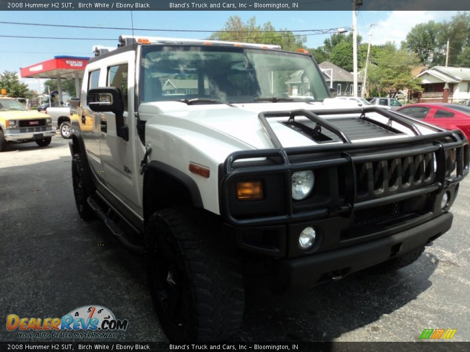 2008 Hummer H2 SUT Birch White / Ebony Black Photo #4