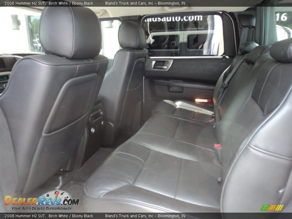 Rear Seat of 2008 Hummer H2 SUT Photo #6
