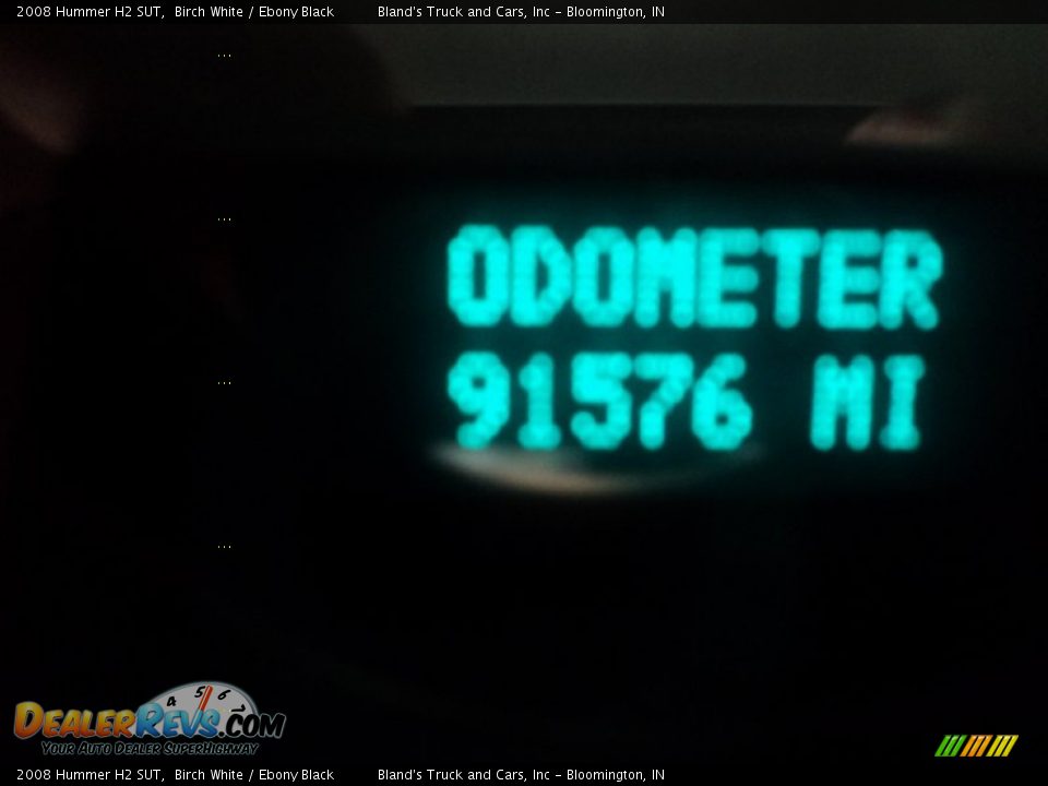 2008 Hummer H2 SUT Birch White / Ebony Black Photo #9
