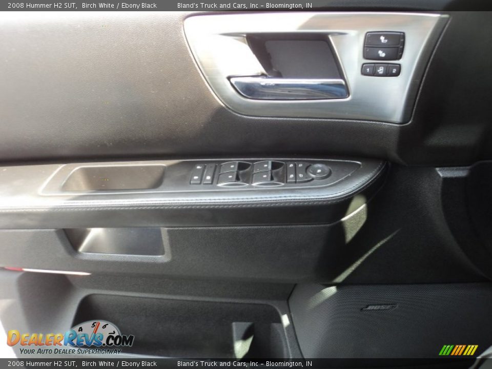 2008 Hummer H2 SUT Birch White / Ebony Black Photo #10