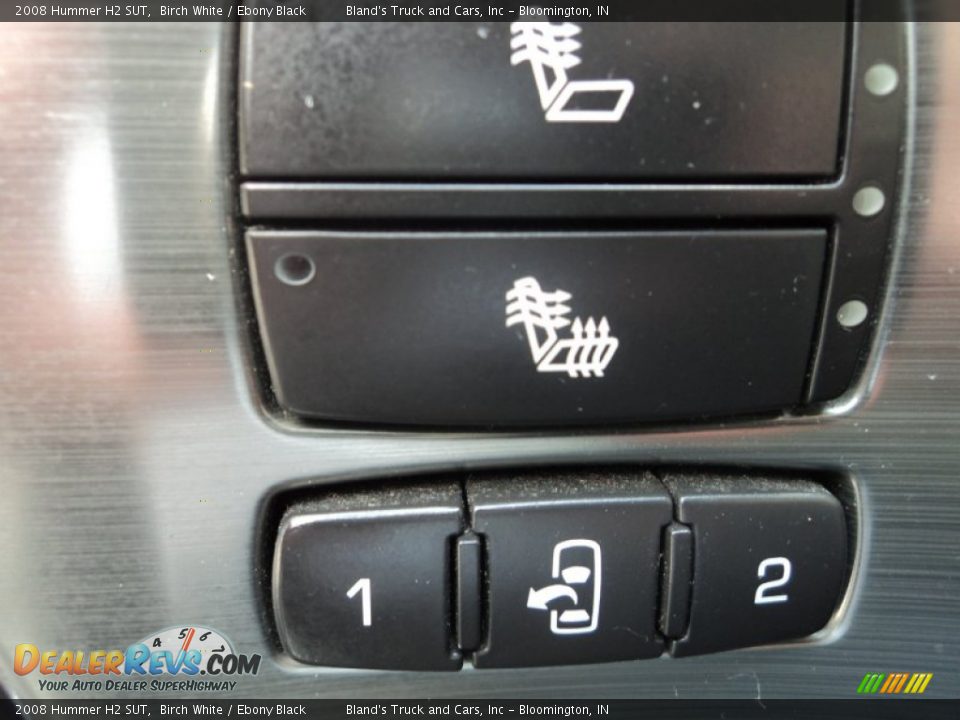 2008 Hummer H2 SUT Birch White / Ebony Black Photo #11