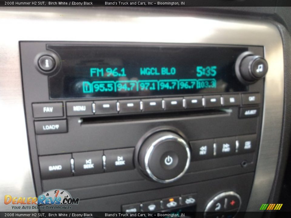 2008 Hummer H2 SUT Birch White / Ebony Black Photo #22