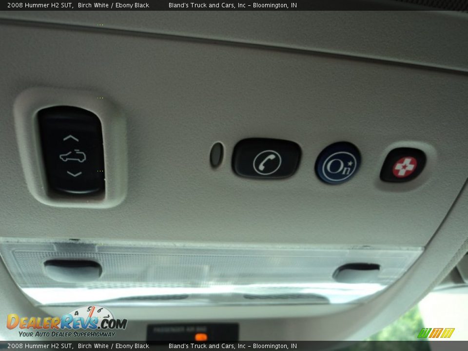 2008 Hummer H2 SUT Birch White / Ebony Black Photo #25