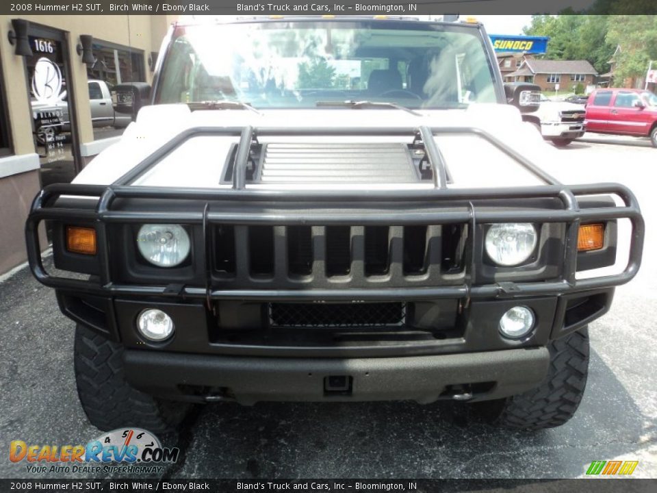 2008 Hummer H2 SUT Birch White / Ebony Black Photo #28