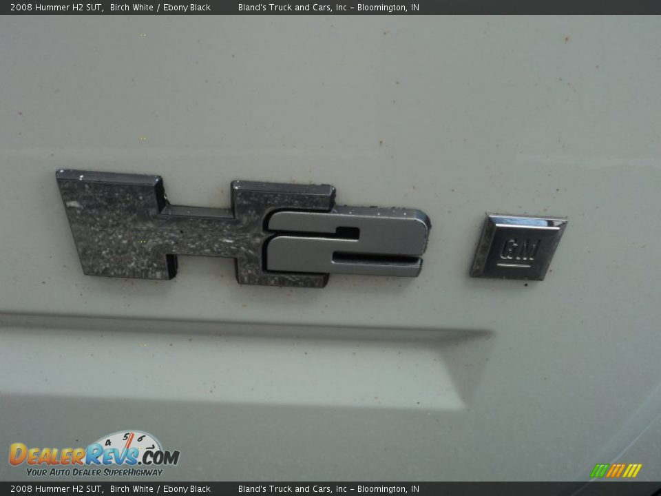 2008 Hummer H2 SUT Birch White / Ebony Black Photo #29
