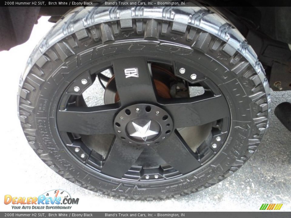2008 Hummer H2 SUT Birch White / Ebony Black Photo #31