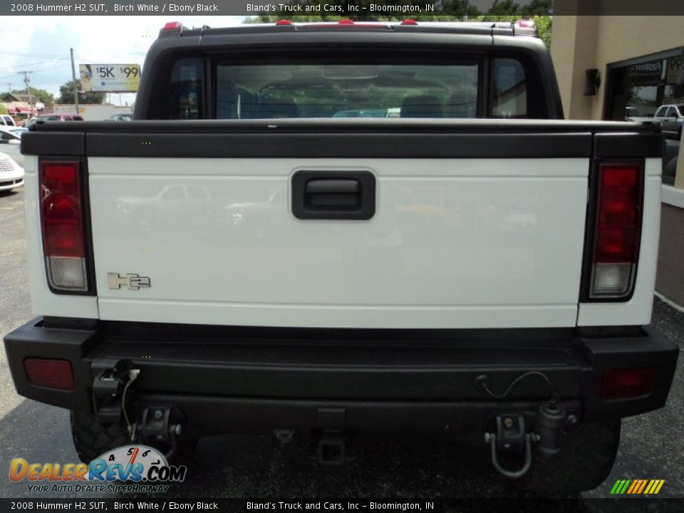 2008 Hummer H2 SUT Birch White / Ebony Black Photo #32