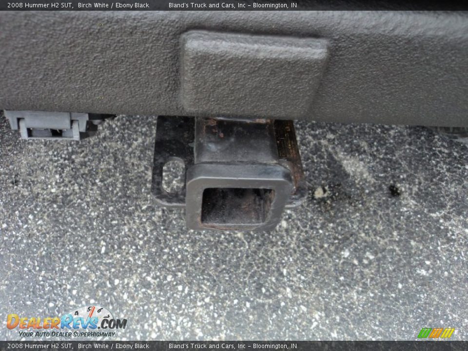 2008 Hummer H2 SUT Birch White / Ebony Black Photo #33