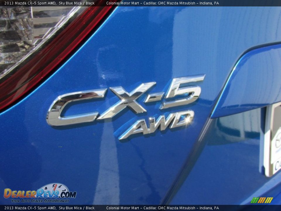 2013 Mazda CX-5 Sport AWD Sky Blue Mica / Black Photo #5