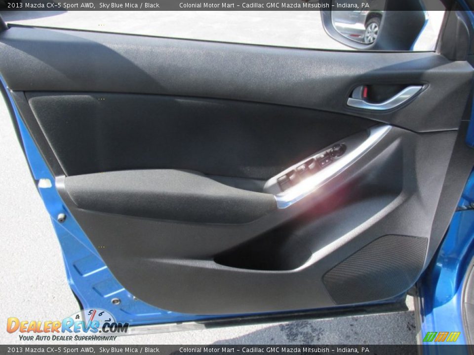 2013 Mazda CX-5 Sport AWD Sky Blue Mica / Black Photo #12
