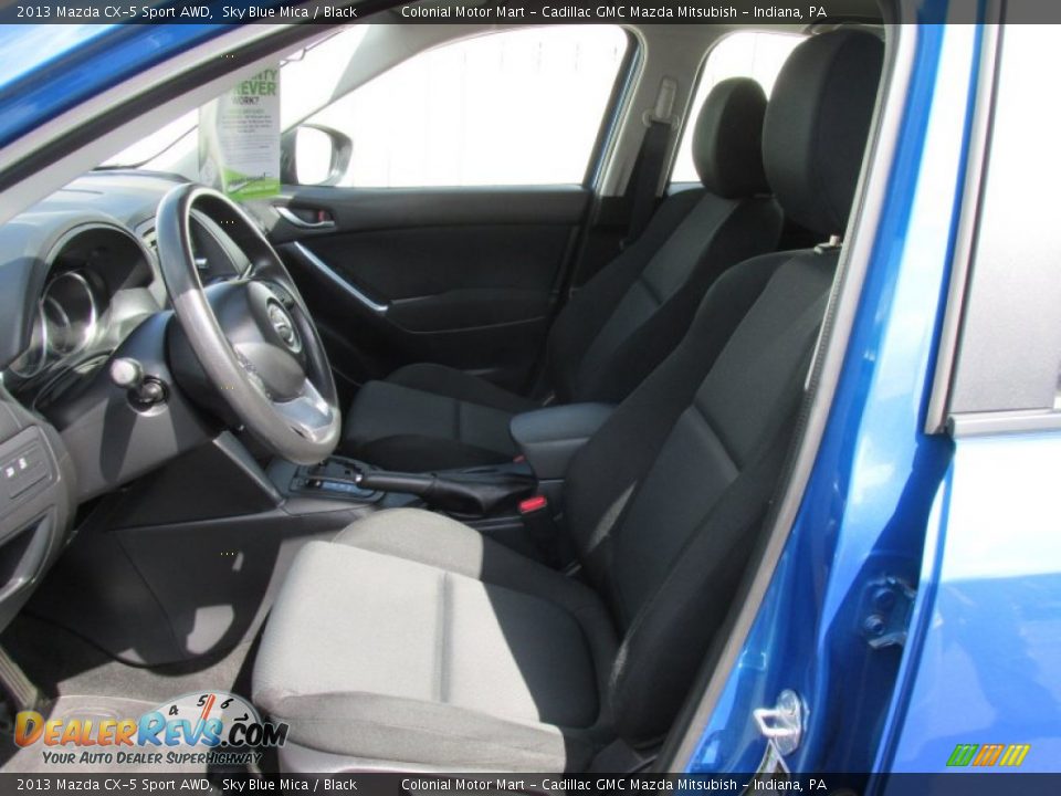 2013 Mazda CX-5 Sport AWD Sky Blue Mica / Black Photo #13