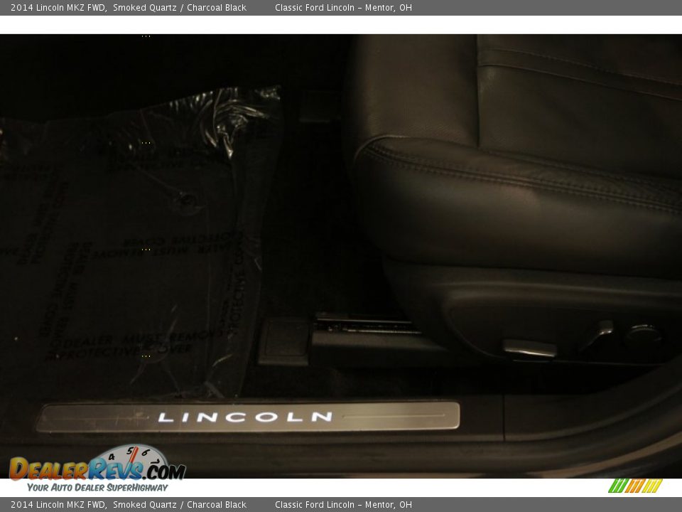 2014 Lincoln MKZ FWD Smoked Quartz / Charcoal Black Photo #9