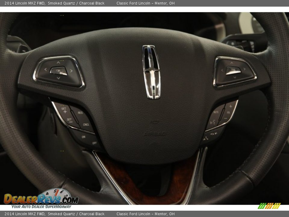 2014 Lincoln MKZ FWD Smoked Quartz / Charcoal Black Photo #11