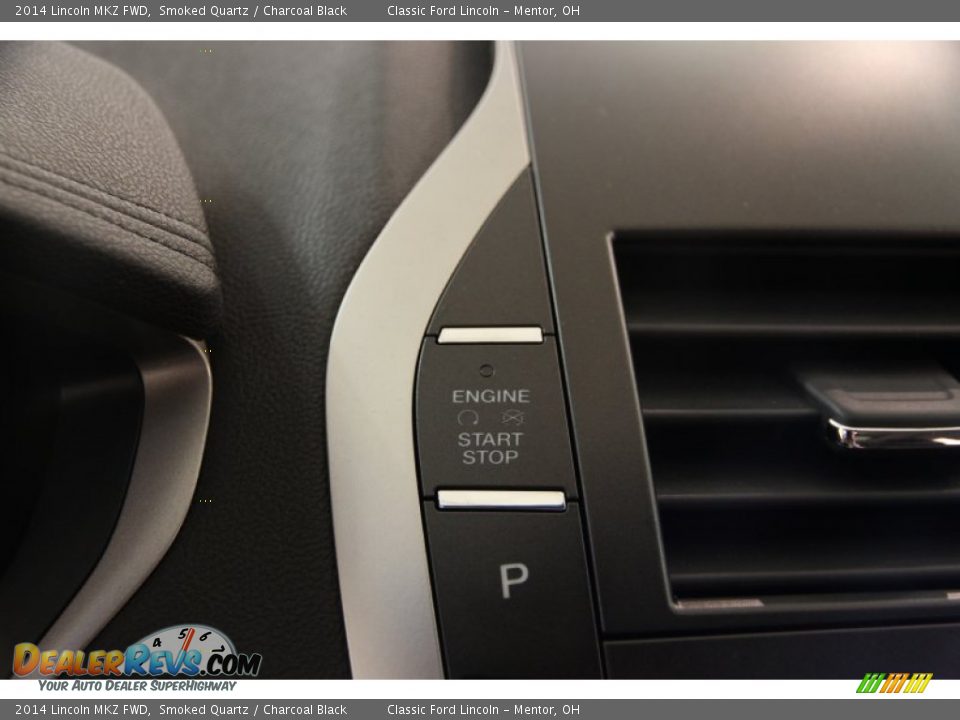 2014 Lincoln MKZ FWD Smoked Quartz / Charcoal Black Photo #17
