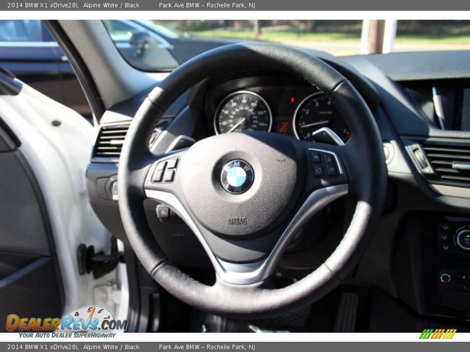 2014 BMW X1 xDrive28i Alpine White / Black Photo #18