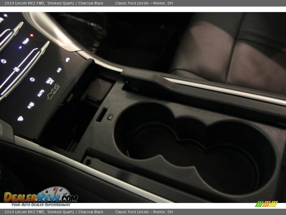 2014 Lincoln MKZ FWD Smoked Quartz / Charcoal Black Photo #33