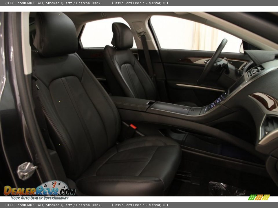 2014 Lincoln MKZ FWD Smoked Quartz / Charcoal Black Photo #34