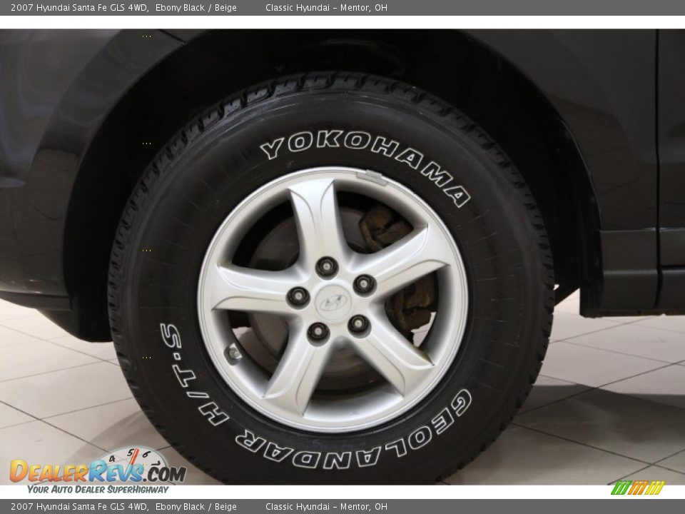 2007 Hyundai Santa Fe GLS 4WD Wheel Photo #16