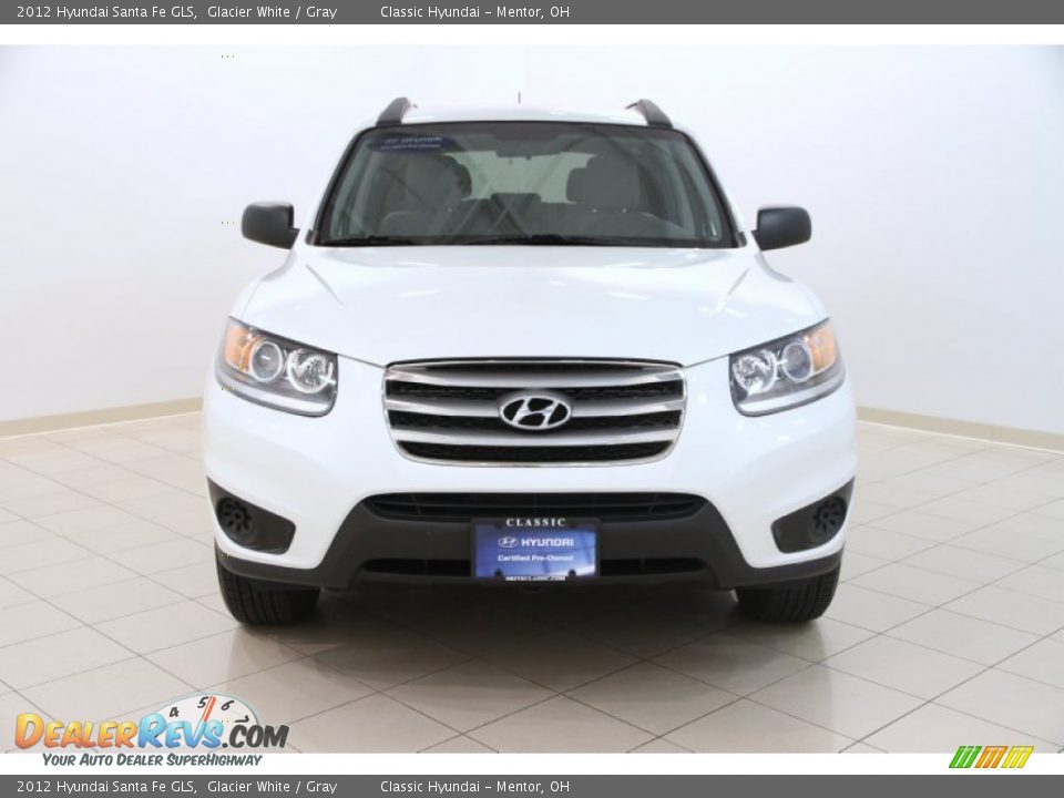 2012 Hyundai Santa Fe GLS Glacier White / Gray Photo #2